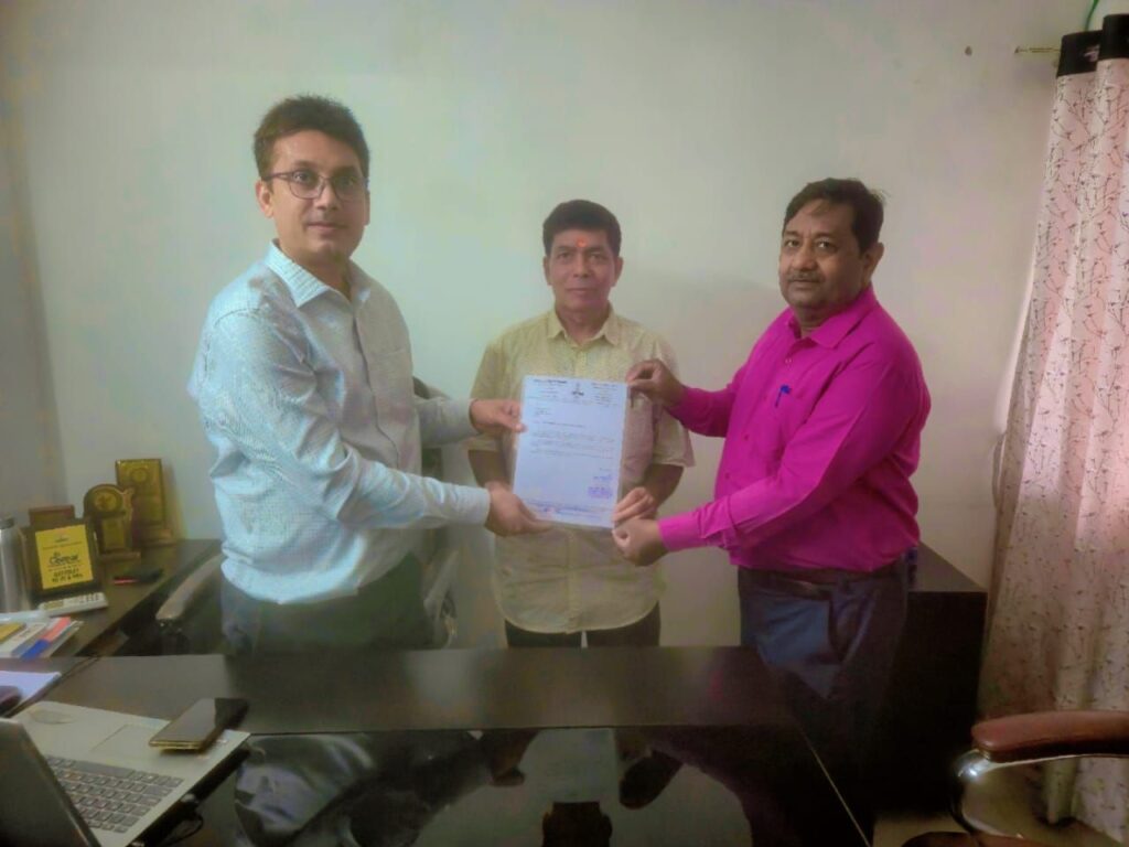 युवाओं के लिए उद्यमिता विकास पर उत्तम व्याख्यान के लिए सराहना पत्र।