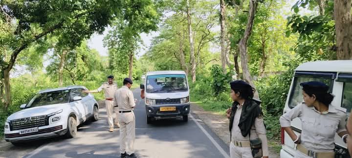 बगहा पुलिस की कार्रवाई 06 अभियुक्त गिरफ्तार,48 वारंट का हुआ निष्पादन।