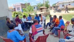 चंदरपुर-रतवल ग्राम कचहरी में ऑन द स्पॉट दो मामलों की किया गया निपटारा