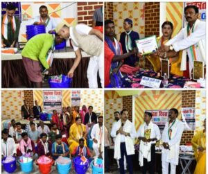 79 वां स्वतंत्रता दिवस पर स्वच्छता मित्रों को आजाद बेलफेयर सेन्टर द्वारा सम्मानित किया गया*