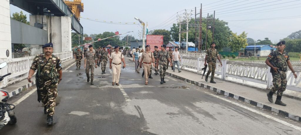 नेपाल के आवागमन के रास्ते पर कड़ी निगरानी रखी जा रही-पुलिस अधीक्षक बगहा