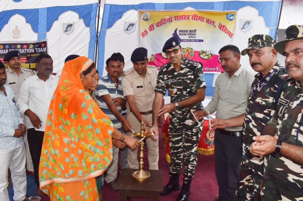 65वीं वाहिनी एसएसबी ने ग्राम डुमरी में मानव चिकित्सा शिविर का किया आयोजन।