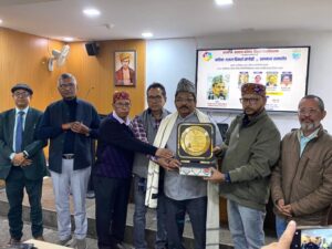 दिल्ली के हंसराज कॉलेज में “वयम” संस्था द्वारा डॉ शकील मोईन किया गया सम्मानित