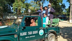 बेल्जियम से वीटीआर पहुंचा विदेशी पर्यटक