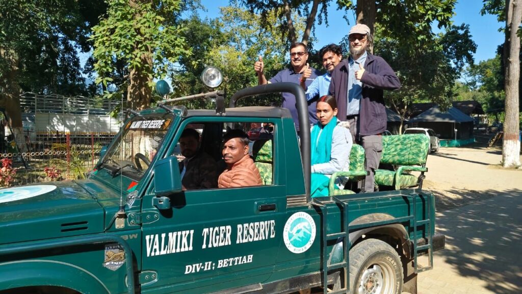 बेल्जियम से वीटीआर पहुंचा विदेशी पर्यटक