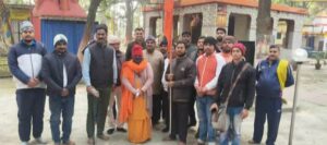 12 ज्योतिर्लिंगों का पैदल भ्रमण कर सुश्री सुमन दीदी मोकामा पहुँची