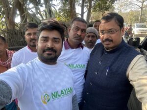 दोन क्षेत्र में निलयम जन सेवा फाउंडेशन ट्रस्ट ने जरूरतमंदों के बीच किया कंबल वितरण