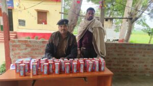 8.4 लीटर देशी शराब के साथ एक तस्कर गिरफ्तार