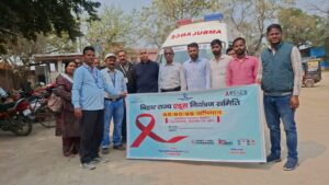 बगहा के सेमरकोल में एचआईवी सिफलिस स्वास्थ्य शिविर का हुआ आयोजन