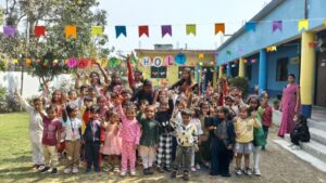 हेल्लो किड्स प्री स्कूल में रंगों की धूम, होली मिलन समारोह में झूमे नन्हे-मुन्ने….