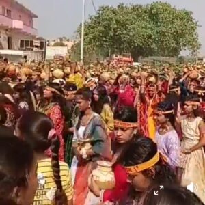 परशुराम जन्मोत्सव और गंगा अवतरण दिवस पर विशाल शोभा और क्लश यात्रा निकला गया