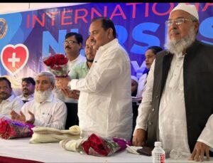 अंतरराष्ट्रीय नर्स दिवस के अवसर पर आयोजित कार्यक्रम में मुख्य अतिथि के रूप में शामिल हुए सारण शिक्षक निर्वाचन क्षेत्र के एम एल सी आफाक अहमद