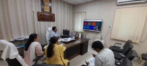 जर्जर आंगनबाड़ी केंद्रों की मरम्मति एवं शौचालय व्यवस्था की हुई समीक्षा