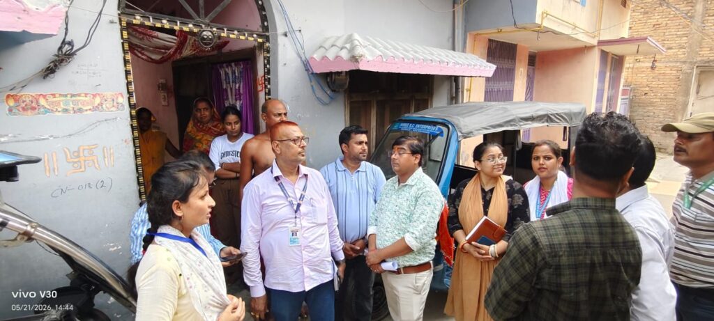 जनगणना 2027ः मकान सूचीकरण एवं मकान गणना कार्य का निरीक्षण।
