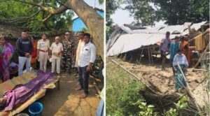 बगहा में तेज आंधी का कहर: घर पर पेड़ गिरने से 71 वर्षीय महिला की दबकर मौत