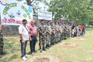 विश्व पर्यावरण दिवस पर 21वीं एसएसबी ने 990 पौध का रोपण किया