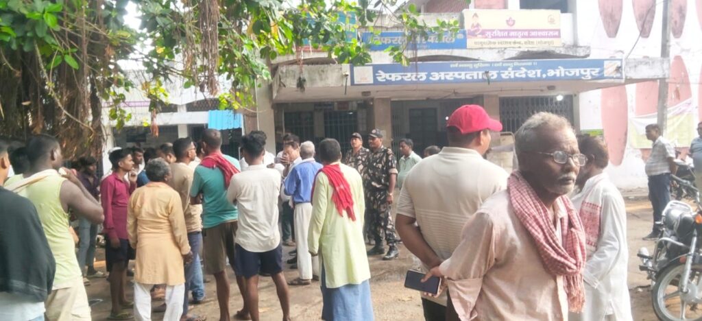भोजपुर के सन्देश में आकाशीय बिजली की चपेट में आने से 6 मजदूर गंभीर रूप से जख्मी