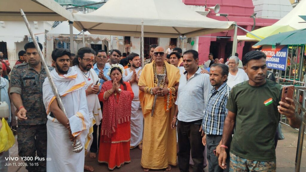 पर्यावरण संरक्षण के संदेश के साथ उत्तराखण्ड से देवघर पहुंचे एन्वायरनमेंट बाबा
