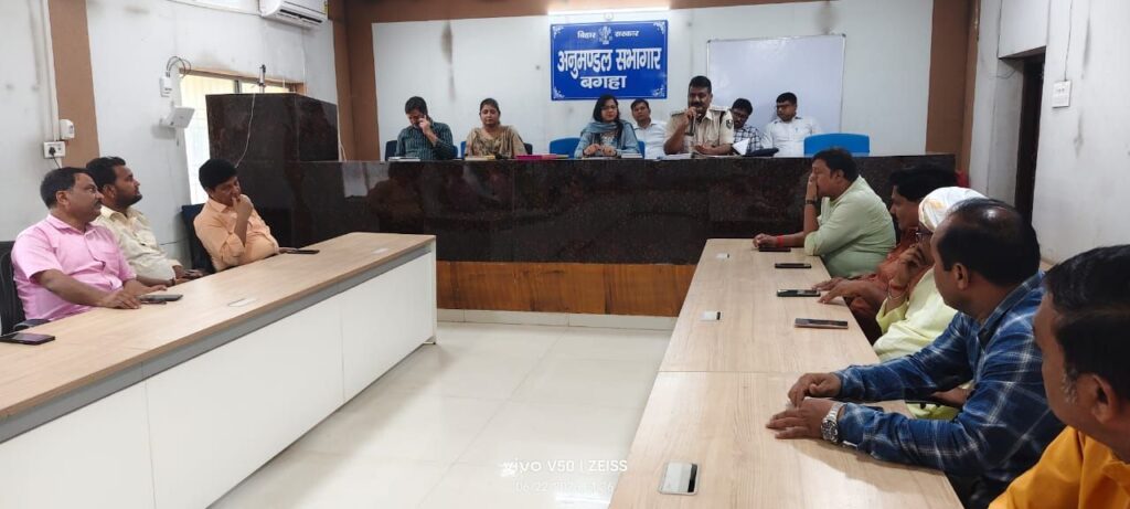 मुहर्रम को लेकर बगहा प्रशासन सख्त: बिना लाइसेंस नहीं निकलेगा ताजिया, जुलूस में धारदार हथियारों पर पूर्ण प्रतिबंध