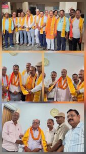 ग्रा प ए हाटा तहसील इकाई की हुई बैठकसदस्यों को जिला अध्यक्ष ने किया सम्मानित