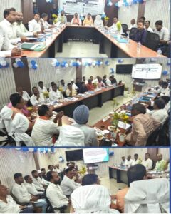 जिला स्तरीय विद्युत समिति की बैठक में शामिल होकर विभिन्न मुद्दों पर जिप अध्यक्ष ने की चर्चा
