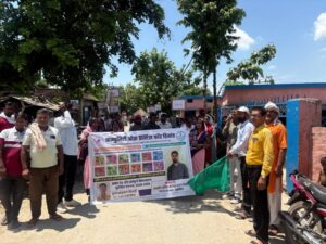 CoP-D कार्यक्रम के तहत टीकाकरण जागरूकता रैली का सफल आयोजन।