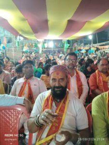 ओंकार नाथ धाम में सावन के उपलक्ष पर भव्य जागरण का आयोजन