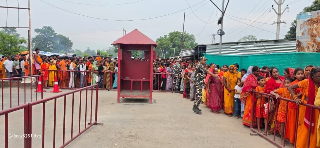 सावन मेला के लिए SSB ने बढ़ाई चौकसी, कमांडेंट ने किया दौरा व निरीक्षण