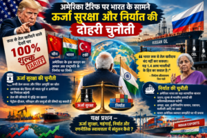 *अमेरिका टैरिफ पर भारत के सामने ऊर्जा सुरक्षा और निर्यात की दोहरी चुनौती*