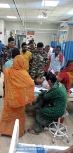 एसएसबी बनी सड़क दुर्घटना में आठ घायल नागरिकों के लिए देवदूत