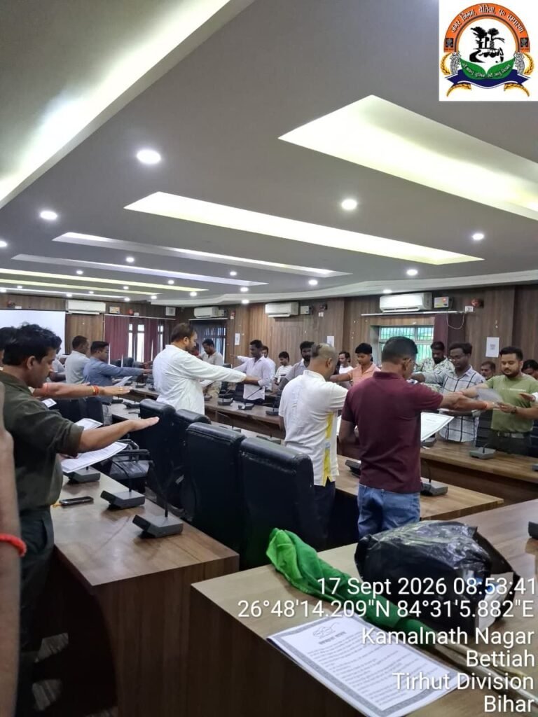 नगर निगम बेतिया में उत्साहपूर्वक हुआ “स्वच्छता ही सेवा–2026” का शुभारंभ